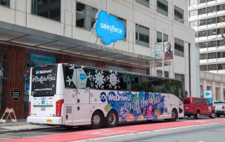 WeDriveU Stuff the Bus with Salesforce San Francisco, CA for SF Firefighters Toy Program 2018