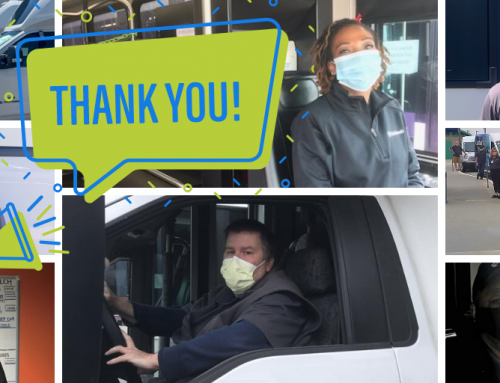 WeDriveU Thanks Bus Drivers Serving Other Essential Workers