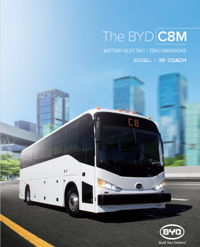 BYD C8 brochure