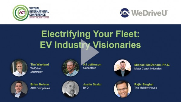 Watch WeDriveU EV Shuttle Panel ACT 2020