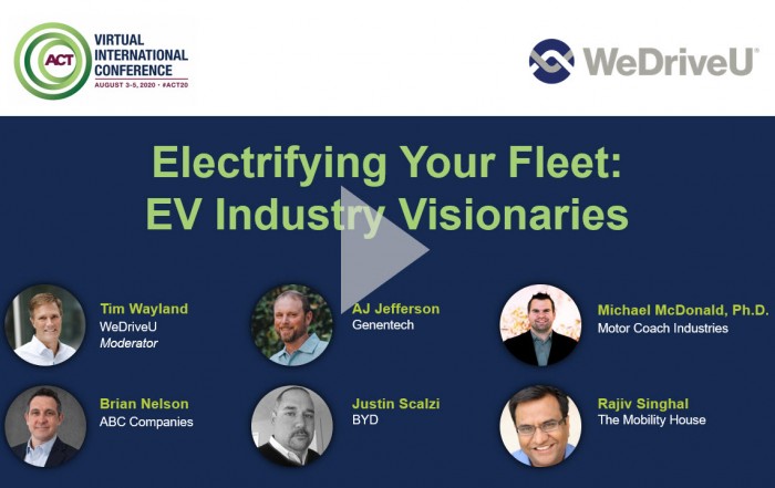 Watch WeDriveU EV Shuttle Panel ACT 2020