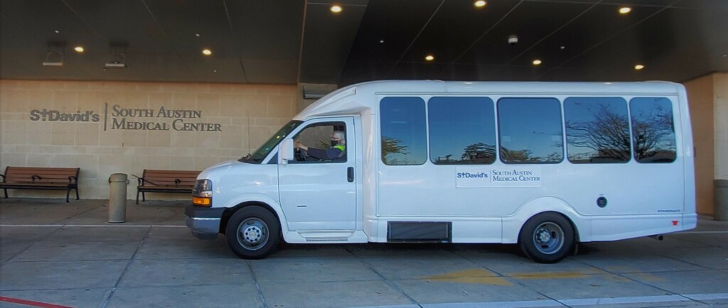 WeDriveU St David's Hospital Shuttle banner