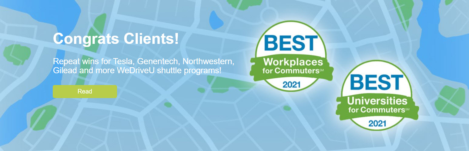 WeDriveU Best Workplaces for Commuters 21 post banner