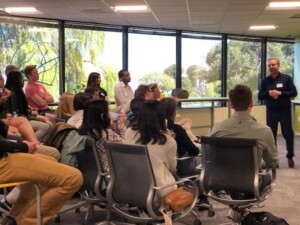 Dennis Carlson Hosts CSBSJU E-Scholars at WeDriveU 1