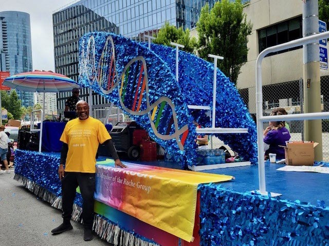 SF Pride WeDriveU driving float 