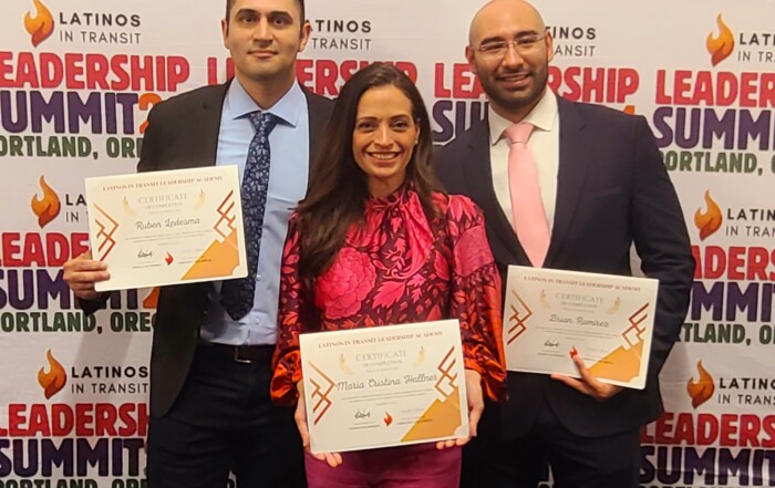 Latinos in Transit Leadership Academy 2024 - WeDriveU Graduates