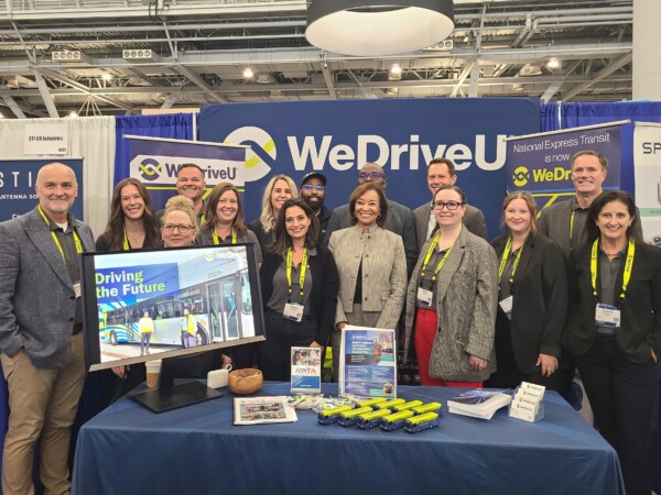 WeDriveU APTA TRANSform 2025 Expo booth transit