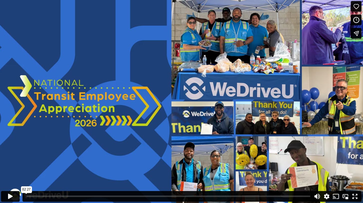 Transit Employee Appreciation Day WeDriveu 2026