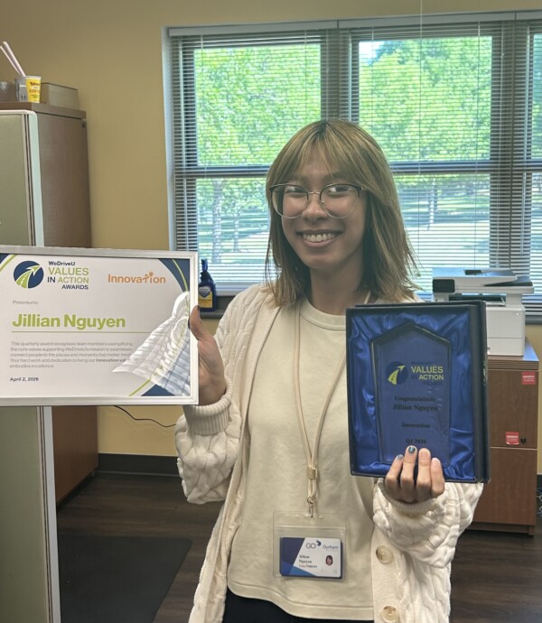 Jillian Nguyen WeDriveU Innovation Award