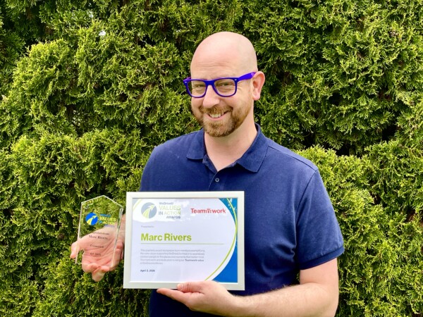 Marc Rivers WeDriveU Teamwork Award