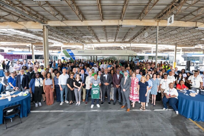 WeDriveU CATS 50 Years of Transit Event Joanna Rustin Tim Wayland Seyi Osiyemi WeDriveU CATS 50 Years of Transit Charlotte Event Joanna Rustin Tim Wayland Seyi Osiyemi