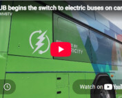 UB electric buses News 4 story with WeDriveU and Zenobe